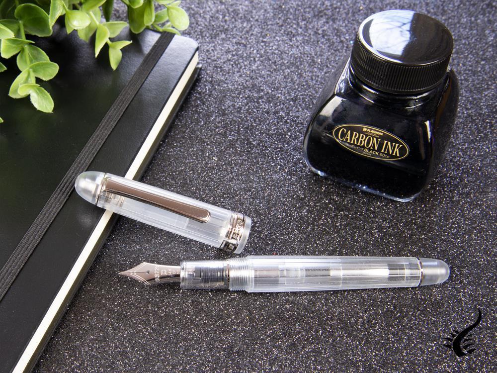 Platinum Century Nice Pure Fountain Pen, Demonstrator, PNB-20000R-4