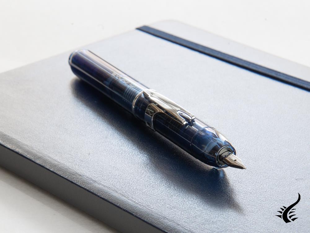 Platinum Curidas Fountain Pen, Retractable, Abyss Blue, PKN-7000-50