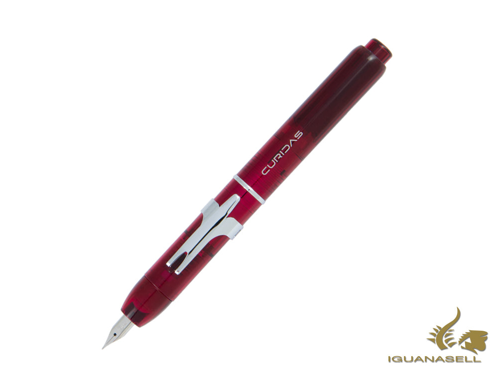 Platinum Curidas Fountain Pen, Retractable, Gran Red, PKN-7000-77