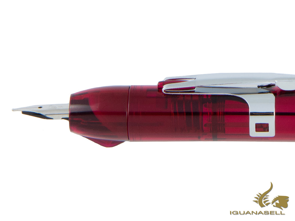 Platinum Curidas Fountain Pen, Retractable, Gran Red, PKN-7000-77