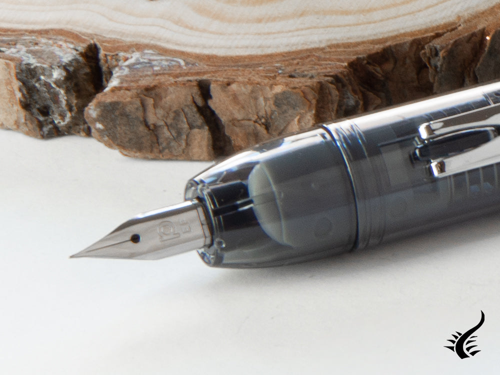 Platinum Curidas Fountain Pen, Retractable, Graphite Smoke, PKN-7000-7