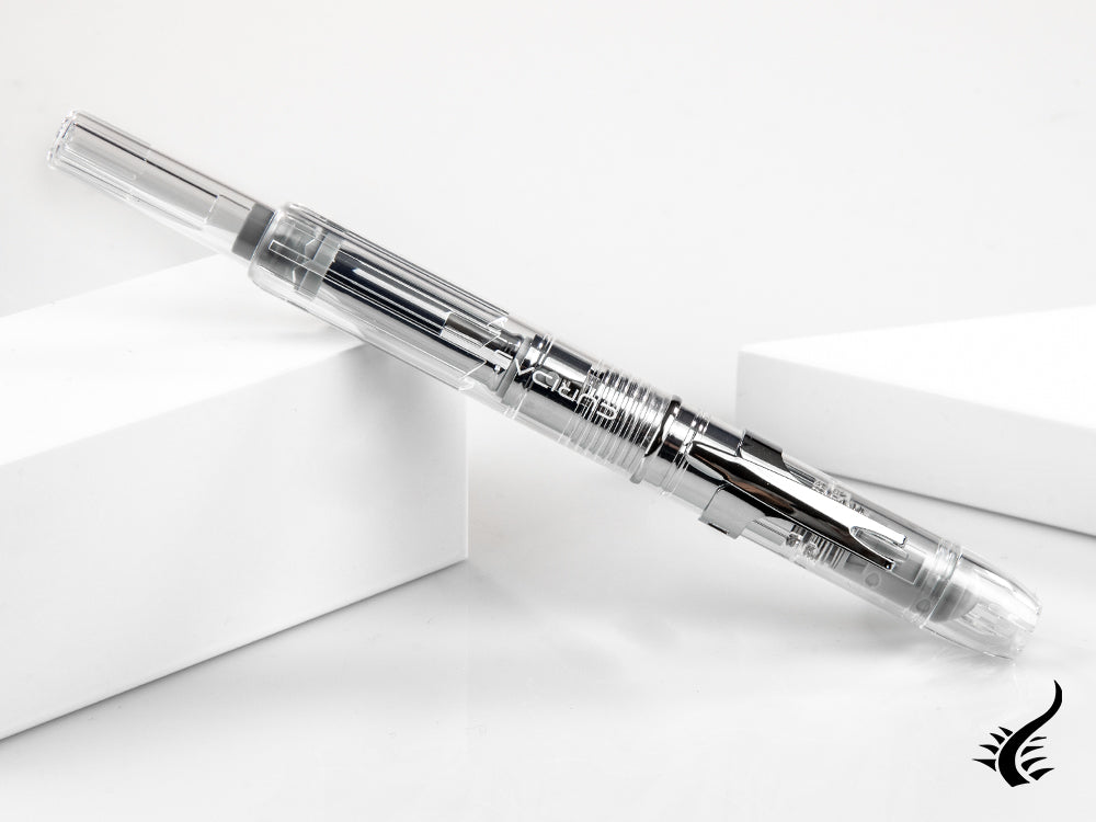 Stylo plume Curidas Platinum, rétractable, cristal prismatique, PKN-7000-6