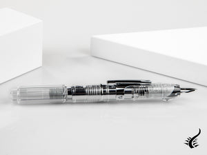 Stylo plume Curidas Platinum, rétractable, cristal prismatique, PKN-7000-6