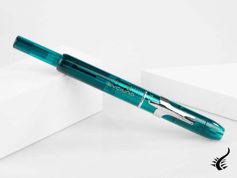 Platinum Curidas Fountain Pen, Retractable, Urban Green, PKN-7000-43