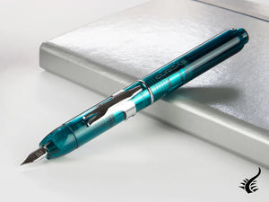 Stylo plume Curidas Platinum, rétractable, vert urbain, PKN-7000-43