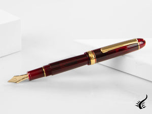 Stylo plume en platine, Century Music Burgundy, PNBM-20000-71