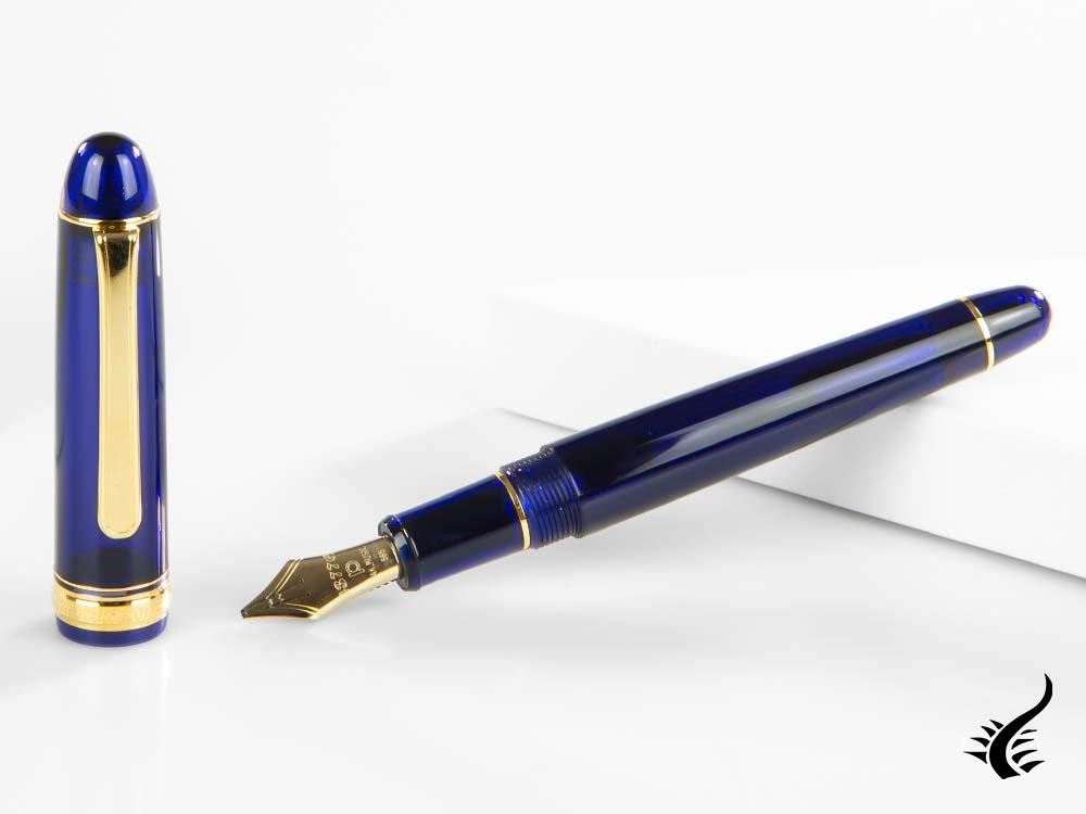 Platinum Fountain Pen, Century Music Chartres Blue, PNBM-20000-51