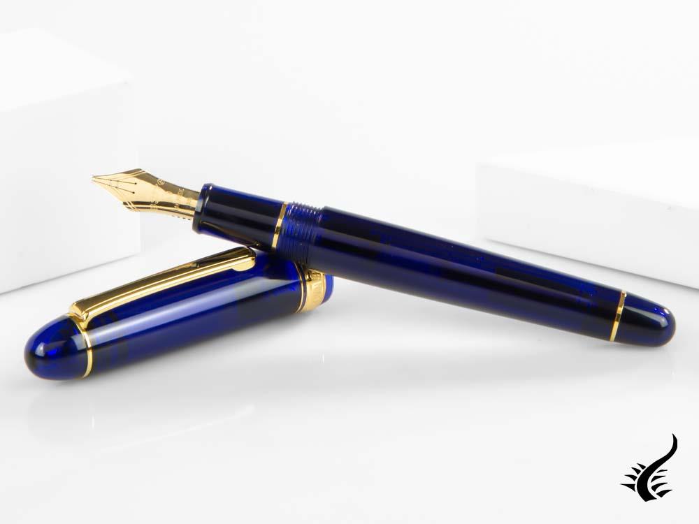 Platinum Fountain Pen, Century Music Chartres Blue, PNBM-20000-51