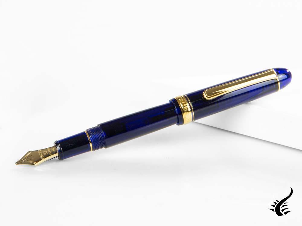 Platinum Fountain Pen, Century Music Chartres Blue, PNBM-20000-51