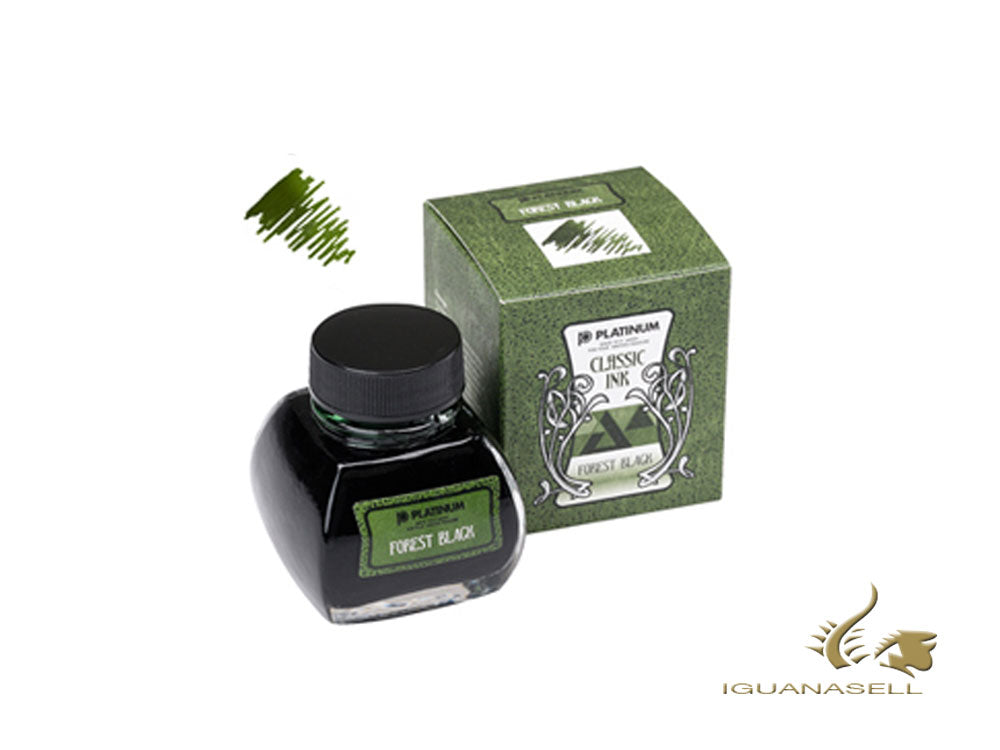 Platinum Ink Bottle, 60ml, Forest Black, INKK-2000-44