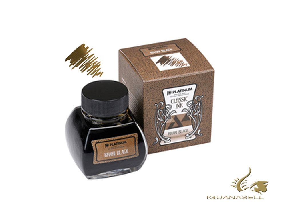 Platinum Ink Bottle, 60ml, Khaki Black, INKK-2000-61