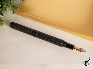 Stylo plume Platinum Izumo Bamboo Ankokushoku, noir, PBA-120000G-1