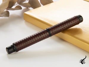 Platinum Izumo Bamboo Benikabairo Fountain Pen, Burgundy, PBA-120000G-15