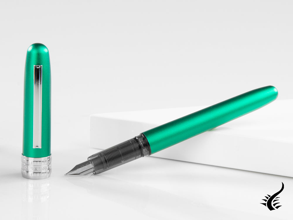 Platinum Plaisir Fountain Pen, Aluminium, Teal Green 2020, PGB-1500-45