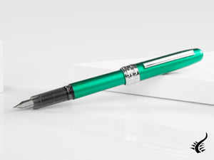 Platinum Plaisir Fountain Pen, Aluminium, Teal Green 2020, PGB-1500-45