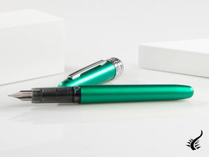 Platinum Plaisir Fountain Pen, Aluminium, Teal Green 2020, PGB-1500-45