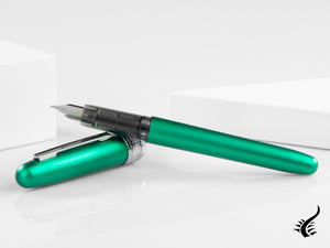 Platinum Plaisir Fountain Pen, Aluminium, Teal Green 2020, PGB-1500-45