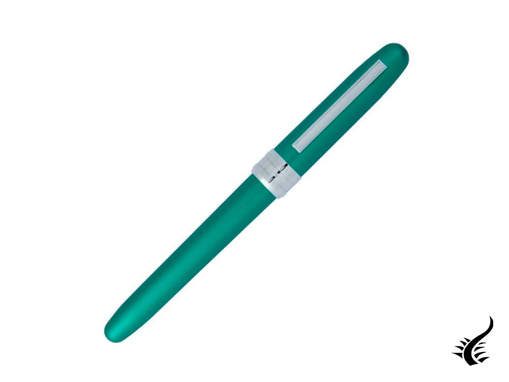 Stylo plume Platinum Plaisir, aluminium, vert sarcelle 2020, PGB-1500-45