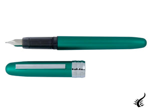 Stylo plume Platinum Plaisir, aluminium, vert sarcelle 2020, PGB-1500-45