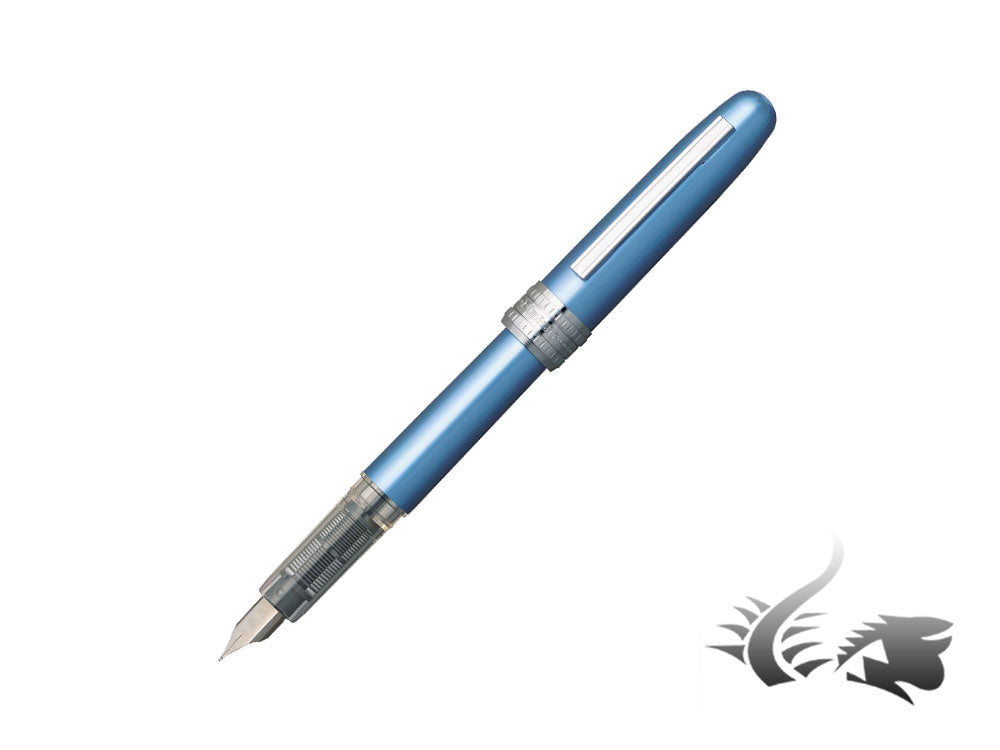 Platinum Plaisir Fountain Pen, Anodized aluminium, Blue, PGB-1000B-57