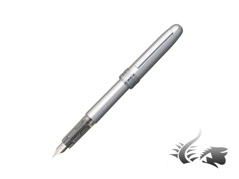 Platinum Plaisir Fountain Pen, Anodized aluminium, Grey, PGB-1000B-3