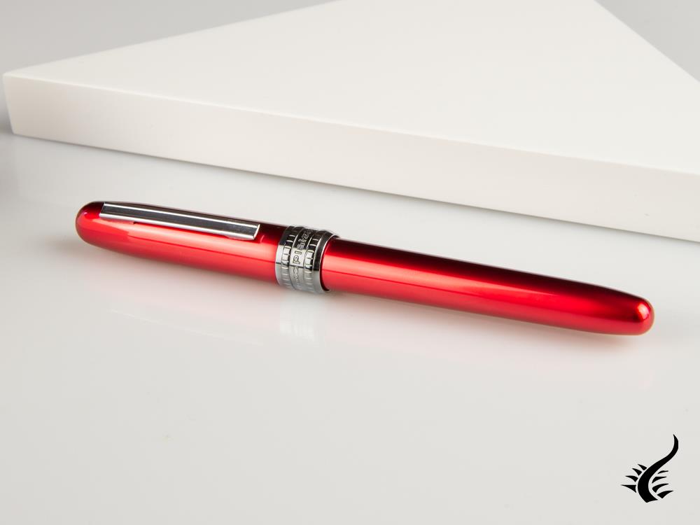 Stylo plume Platinum Plaisir, aluminium anodisé, rouge, PGB-1000-70