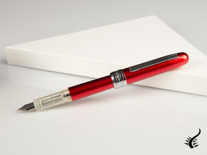 Platinum Plaisir Fountain Pen, Anodized aluminium, Red, PGB-1000-70