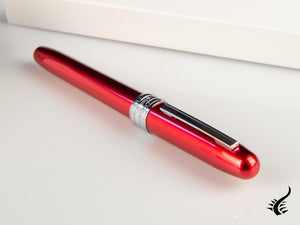 Platinum Plaisir Fountain Pen, Anodized aluminium, Red, PGB-1000-70