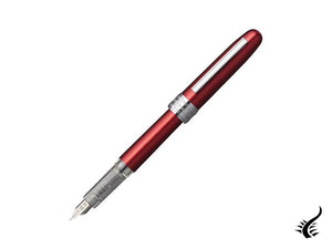 Platinum Plaisir Fountain Pen, Anodized aluminium, Red, PGB-1000-70