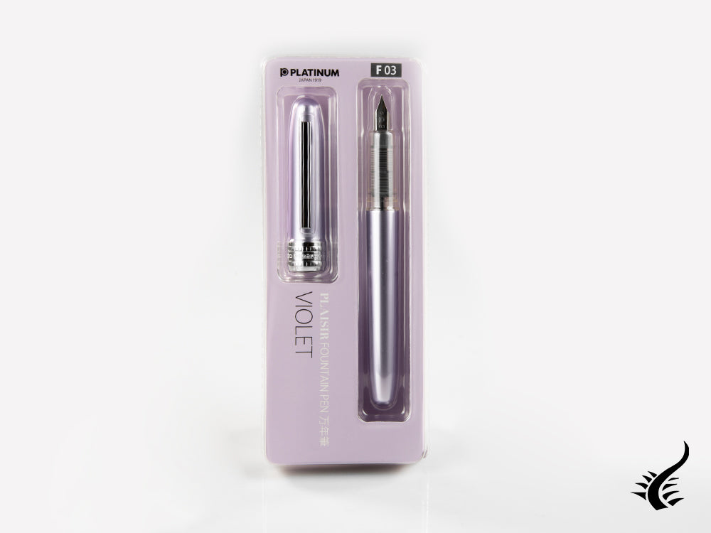 Stylo plume Platinum Plaisir, aluminium anodisé, violet, PGB-1000-28