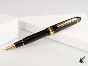 Platinum President Fountain Pen, Black, Resin, PTB-20000P-1