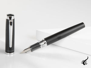 Platinum Procyon Black Mist Fountain Pen, Aluminium, Black, PNS-8000-1