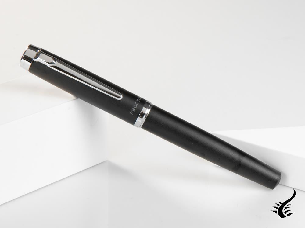 Platinum Procyon Black Mist Fountain Pen, Aluminium, Black, PNS-8000-1