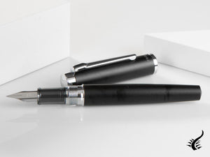 Platinum Procyon Black Mist Fountain Pen, Aluminium, Black, PNS-8000-1