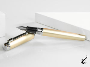 Platinum Procyon Champagne Gold Fountain Pen, Aluminium, PNS-8000-78