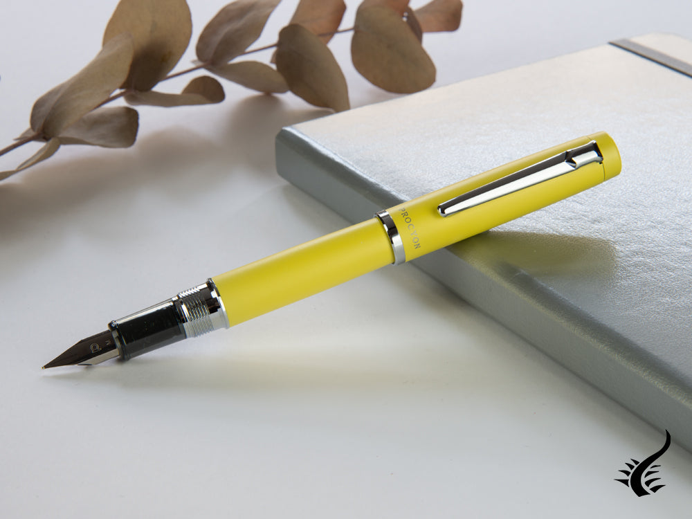 Platinum Procyon Citron Fountain Pen, Aluminium, Yellow, PNS-5000-68