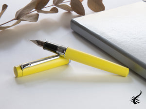 Stylo plume Platinum Procyon Citron, aluminium, jaune, PNS-5000-68