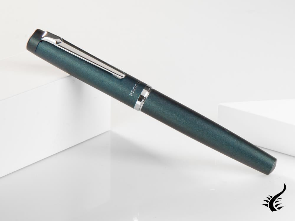 Platinum Procyon Deep Sea Fountain Pen, Aluminium, Blue, PNS-5000-50