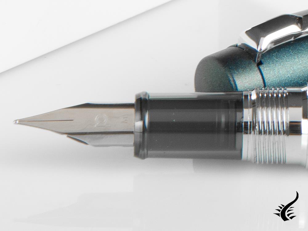 Platinum Procyon Deep Sea Fountain Pen, Aluminium, Blue, PNS-5000-50