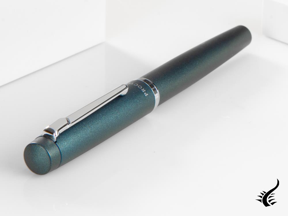 Platinum Procyon Deep Sea Fountain Pen, Aluminium, Blue, PNS-5000-50