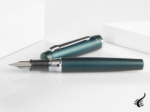 Stylo plume Platinum Procyon Deep Sea, aluminium, bleu, PNS-5000-50