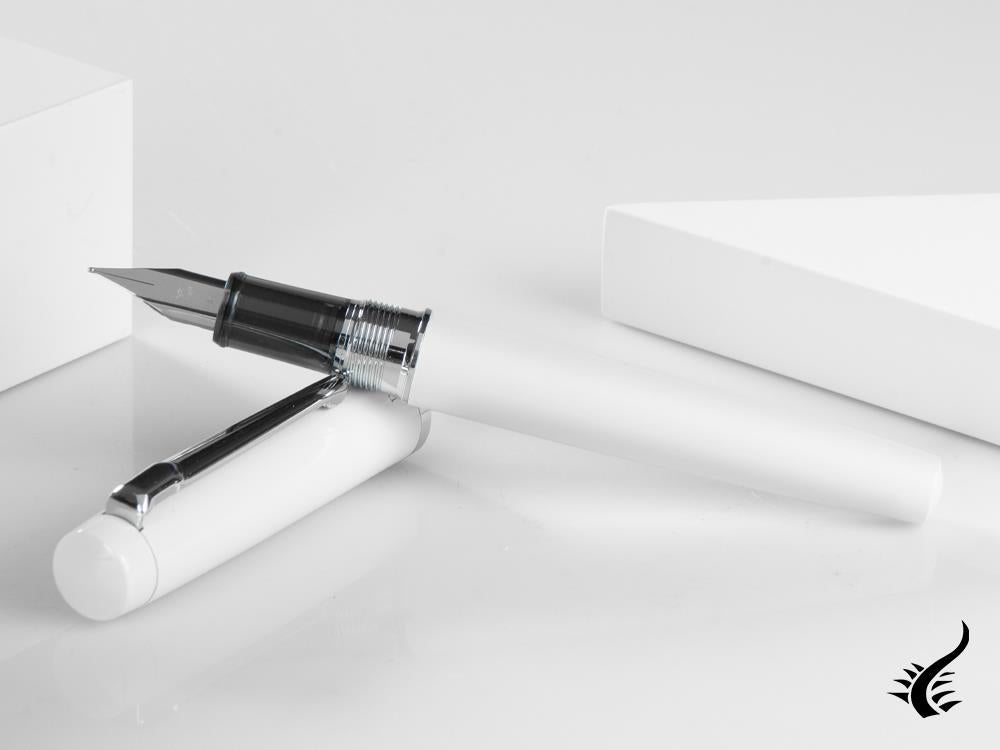 Platinum Procyon Porcelain Fountain Pen, Aluminium, White, PNS-5000-3