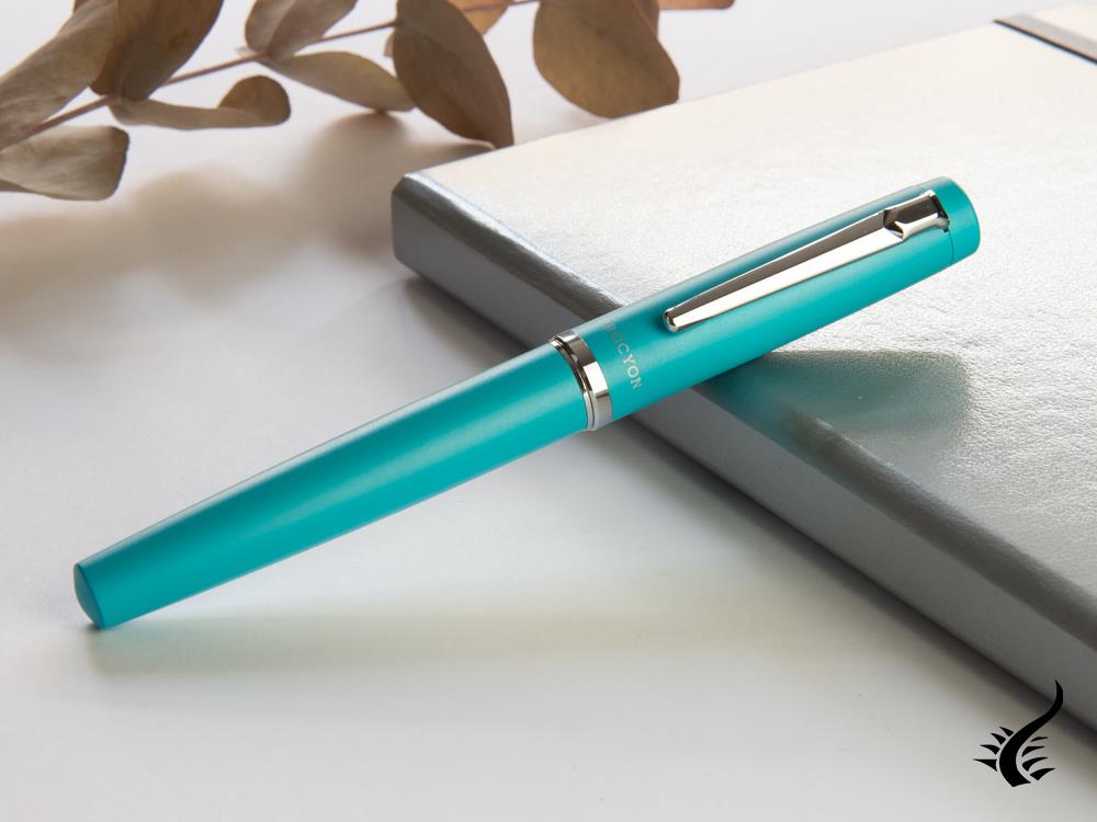 Platinum Procyon Turquoise Fountain Pen, Aluminium, Blue, PNS-5000-52