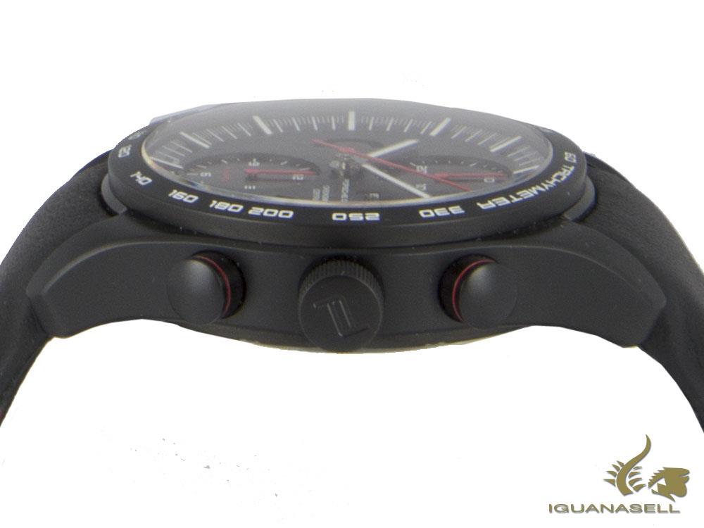 Montre automatique Porsche Design Chronotimer Flyback Série 1, noire, 42 mm, COSC