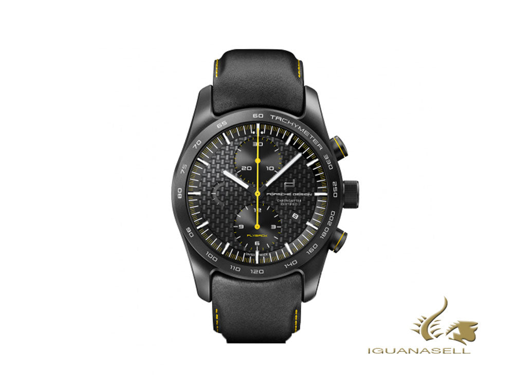 Montre automatique Porsche Design Chronotimer Série 1 Flyback Racing Jaune