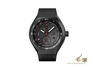 Porsche Design Monobloc Actuator 24h Chrono Automatic Watch, Titanium, Black