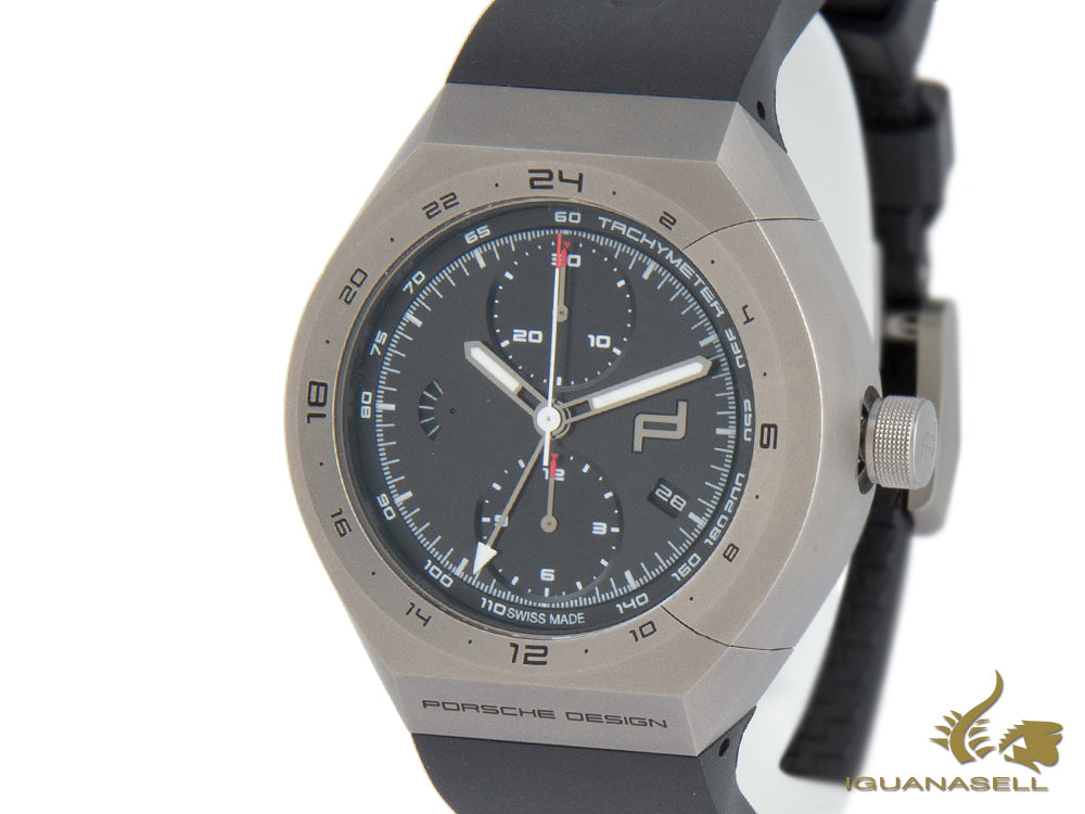 Montre automatique Porsche Design Monobloc Actuator, ETA Valjoux 7754, GMT