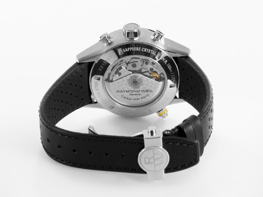 Montre chronographe automatique Freelancer de Raymond Weil, PVD, jour, 7740-SC1-20021