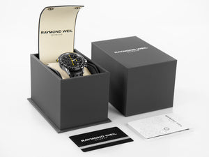 Montre chronographe automatique Freelancer de Raymond Weil, PVD, jour, 7740-SC1-20021