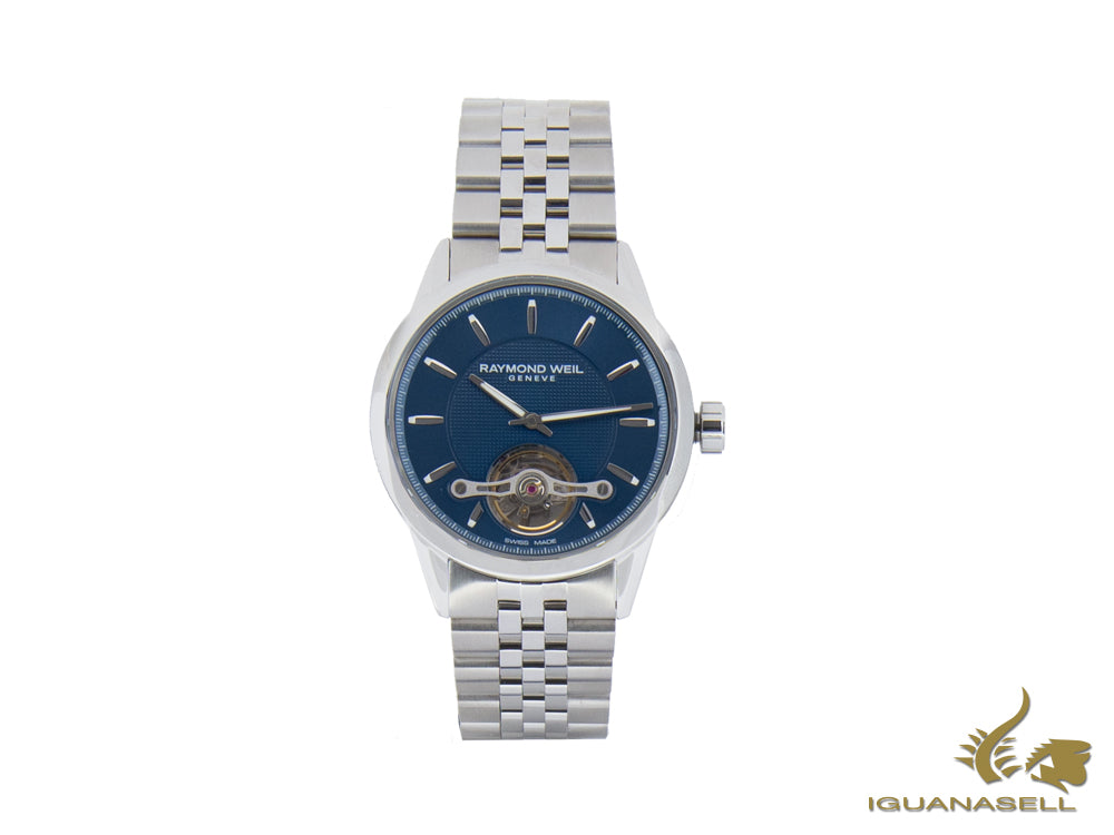 Raymond Weil Freelancer Automatic Watch, 42 mm, Blue, 10 atm, 2780-ST-50001